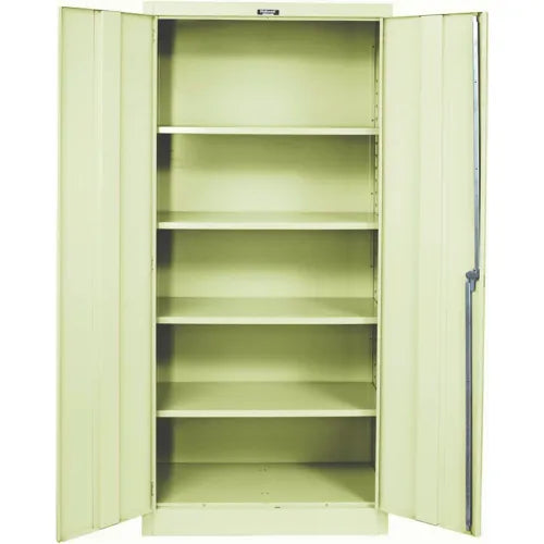 Hallowell 800 Series Industrial Storage Cabinet, 48"W x 24"D x 78"H, Parchment, Unassembled