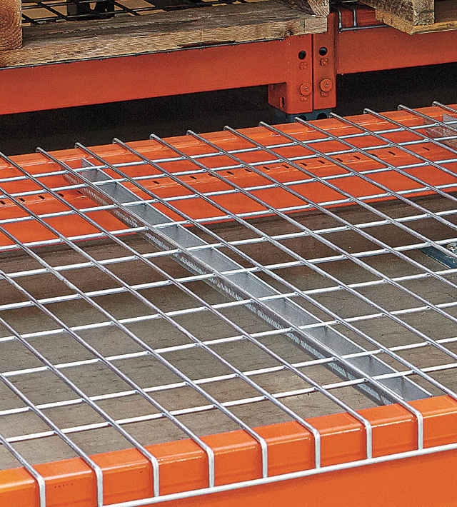 Interlake Mecalux Pallet Rack Wire Decking, 46"W x 42"D (2700 lbs cap) Gray
