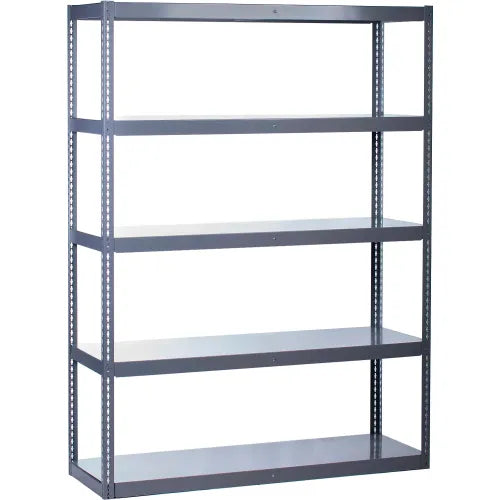 Global Industrial 5 Shelf, High Capacity Boltless Shelving, Steel deck, Starter, 72"W x 18"D x 72"H