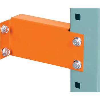 Additional Wall Tie Connector (Galvanized) for Bolted Pallet Racks -- Interlake Mecalux